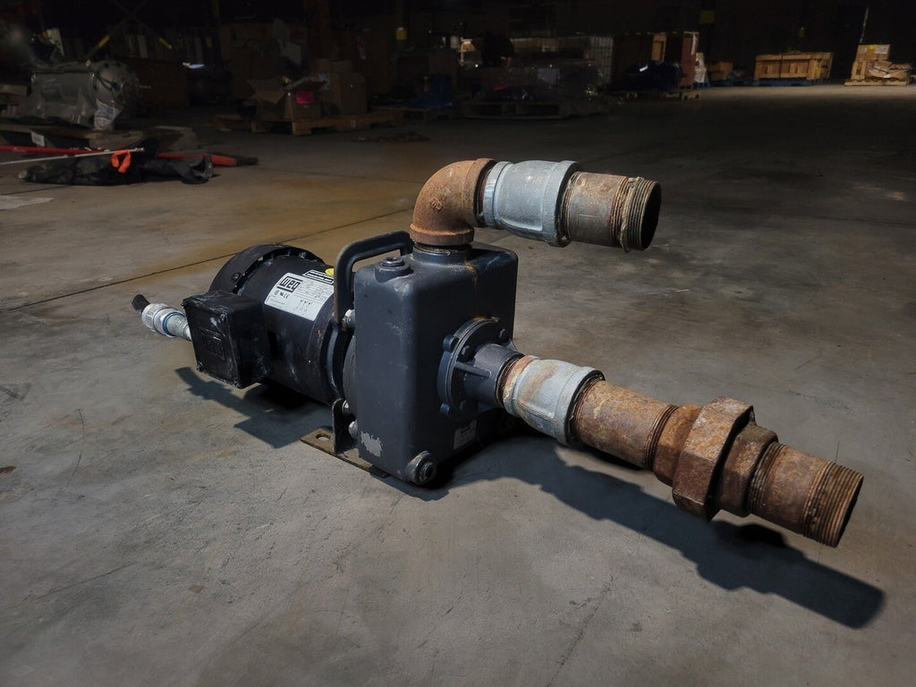 WEG 1.5hp, 575V, 3440rpm, B56J, 3Ph, Self-Priming Motor Pump JT001502, AMT 2821-98