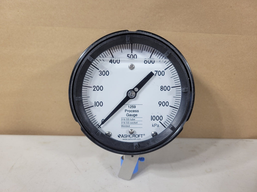 ASHCROFT 4.5", 145 PSI Pressure Gauge 451259SL04LXC9GVNH1000KP