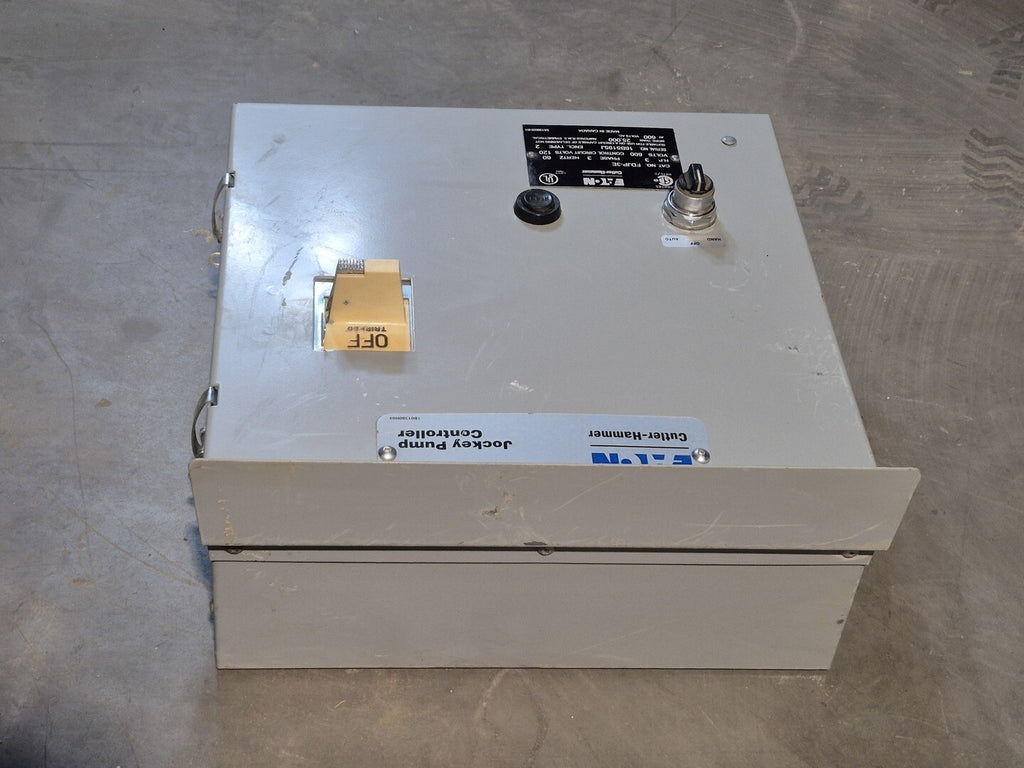 CUTLER-HAMMER Jockey Pump Controller FDJP-3E, 3hp, 3ph, 600V