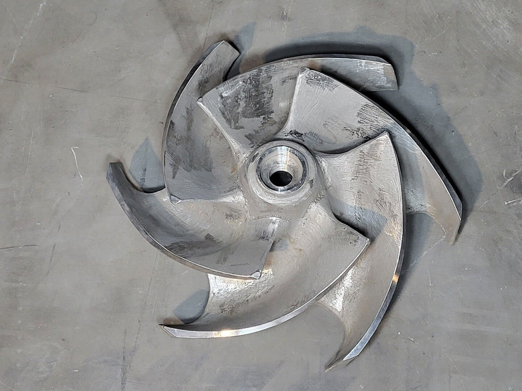 GOULDS 6-Vane Impeller 316SS for 3175M Pump, Size 8x10x14, D00150A02