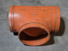 GRINNELL 6" Grooved End Tee Pipe Fitting, Fig 519S