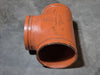 GRINNELL 6" Grooved End Tee Pipe Fitting, Fig 519S