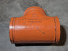 GRINNELL 6" Grooved End Tee Pipe Fitting, Fig 519S
