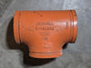 GRINNELL 6" Grooved End Tee Pipe Fitting, Fig 519S
