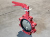 RED-WHITE 6" Class 150 Butterfly Valve 918 BNSL-2