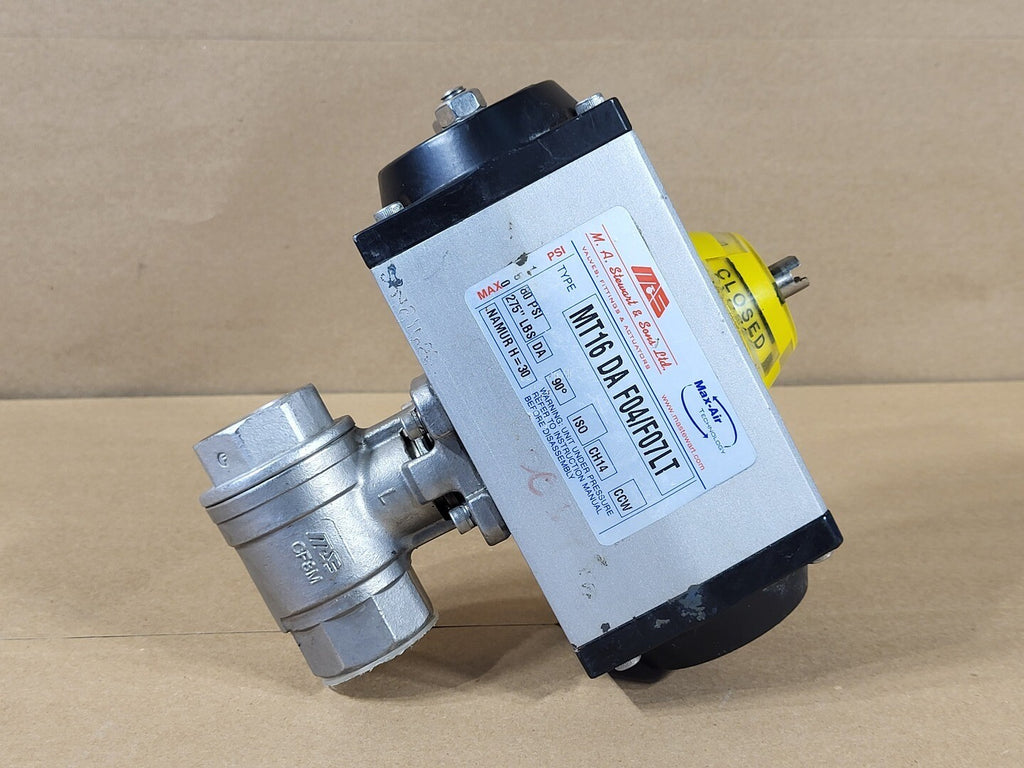 MA STEWART Max-Air Double Acting Aluminum Actuator MT16 DA F04/F07LT