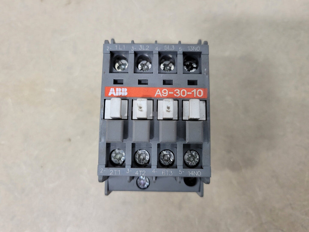 ABB 9 Amp, 3 Pole, 1NO, 110-120 VAC Coil Contactor A9-30-10-84