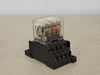 OMRON 10 Amp Ice Cube Power Relay LY4I4N w/ Socket (Lot of 6)