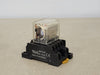 OMRON 10 Amp Ice Cube Power Relay LY4I4N w/ Socket (Lot of 6)