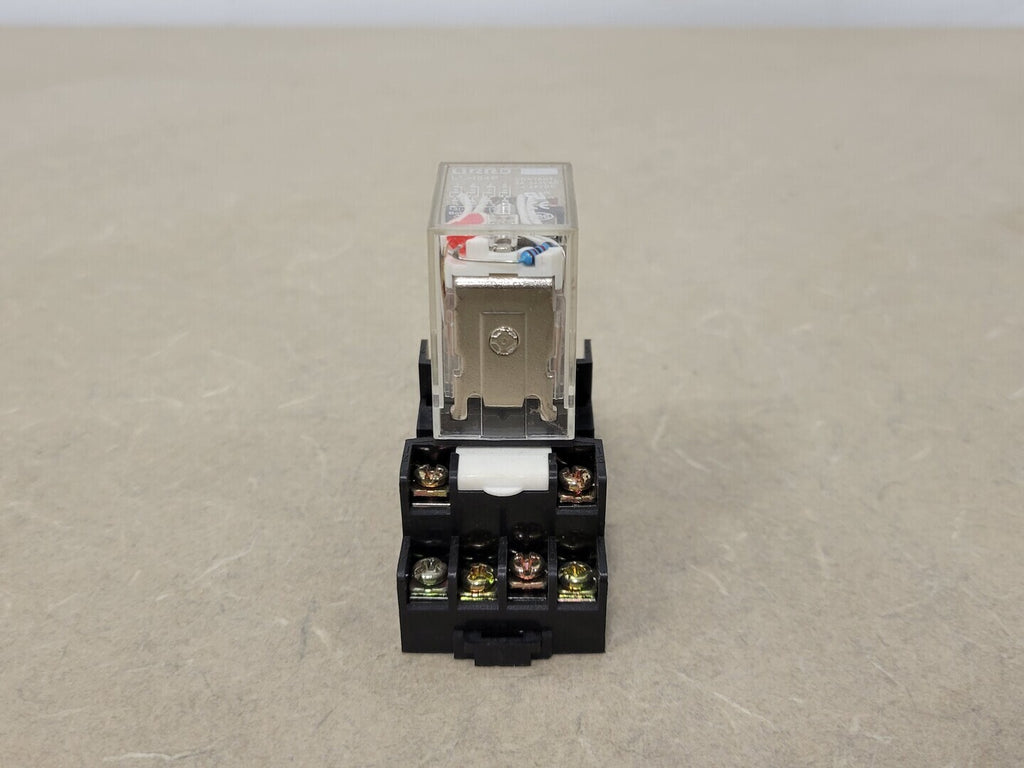 LIRRD 3 Amp Miniature Electromagnetic Relay LHH54P w/ Socket (Lot of 6)
