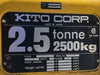 KITO 2.5Ton Electric Chain Hoist ER025S, ER1A-77SY2145 w/ Trolley