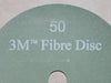 3M Green Corps 7" x 7/8" Fibre Disc 50 Grit 01921 (Bag of 38)