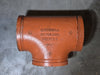 GRINNELL 6" Grooved End Tee Pipe Fitting, Fig 519S