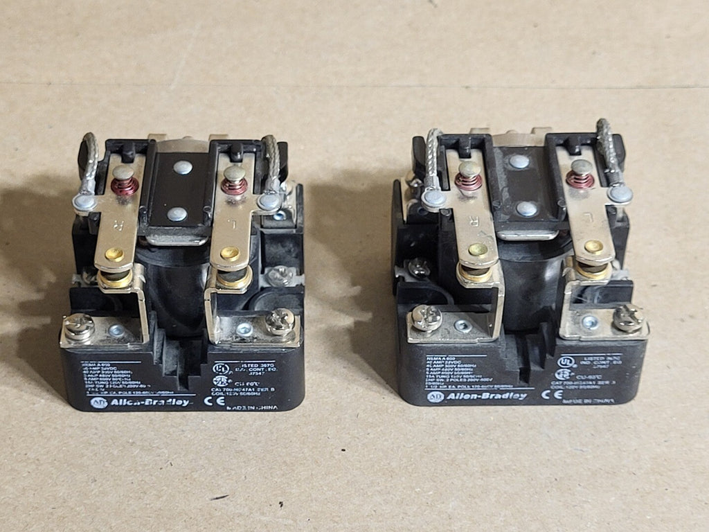 ALLEN-BRADLEY 120V 50/60Hz Open Style Power Relay 700-HG47A1 (Bag of 2)