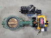 EL-O-MATIC 4" Butterfly Valve w/ Actuator ED0040-U2A00A-14K0, Filter & Lubricator