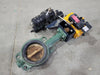 EL-O-MATIC 4" Butterfly Valve w/ Actuator ED0040-U2A00A-14K0, Filter & Lubricator