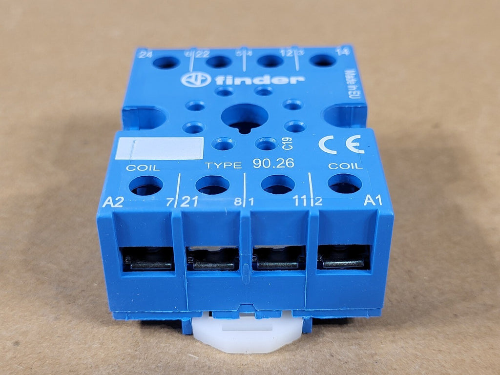 FINDER 10 Amp 250V Relay Socket 90.26.SMA, 2CO-DPDT (Box of 10)