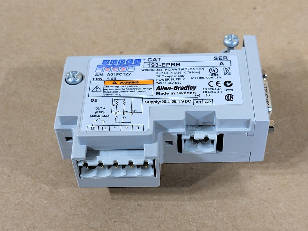 ALLEN-BRADLEY Profibus Side Mount Module 193-EPRB