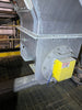 NATIONAL BULK EQUIPMENT INC. Stainless Steel Bulk Super Sack Bag Unloader w/ Dust Collector & Push Control