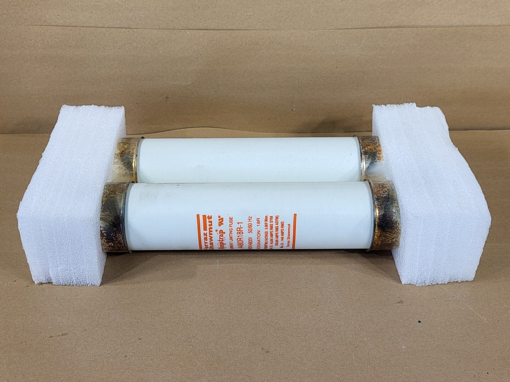 FERRAZ SHAWMUT 2400/4800 volts, R-Rated Fuse, A480R18R-1, 390 Amp