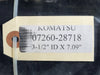 KOMATSU 3-1/2" ID x 7.09" Hydraulic Piping Hose 07260-28718