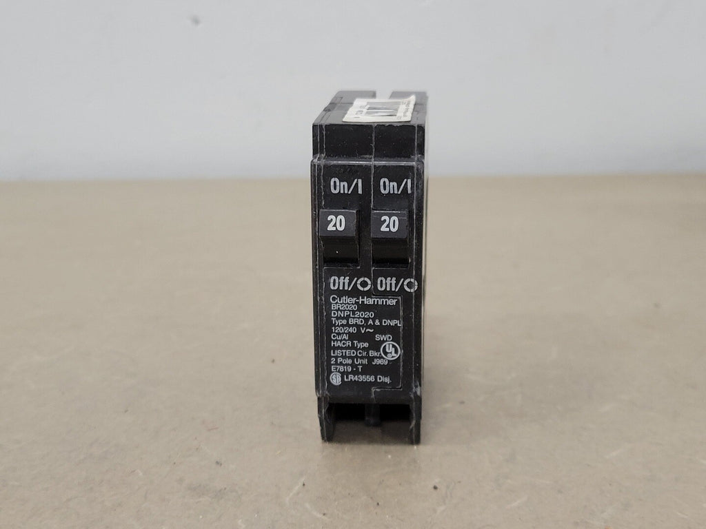 CUTLER-HAMMER 20 Amp, 2 Pole, 120/240 Volts Circuit Breaker DNPL2020
