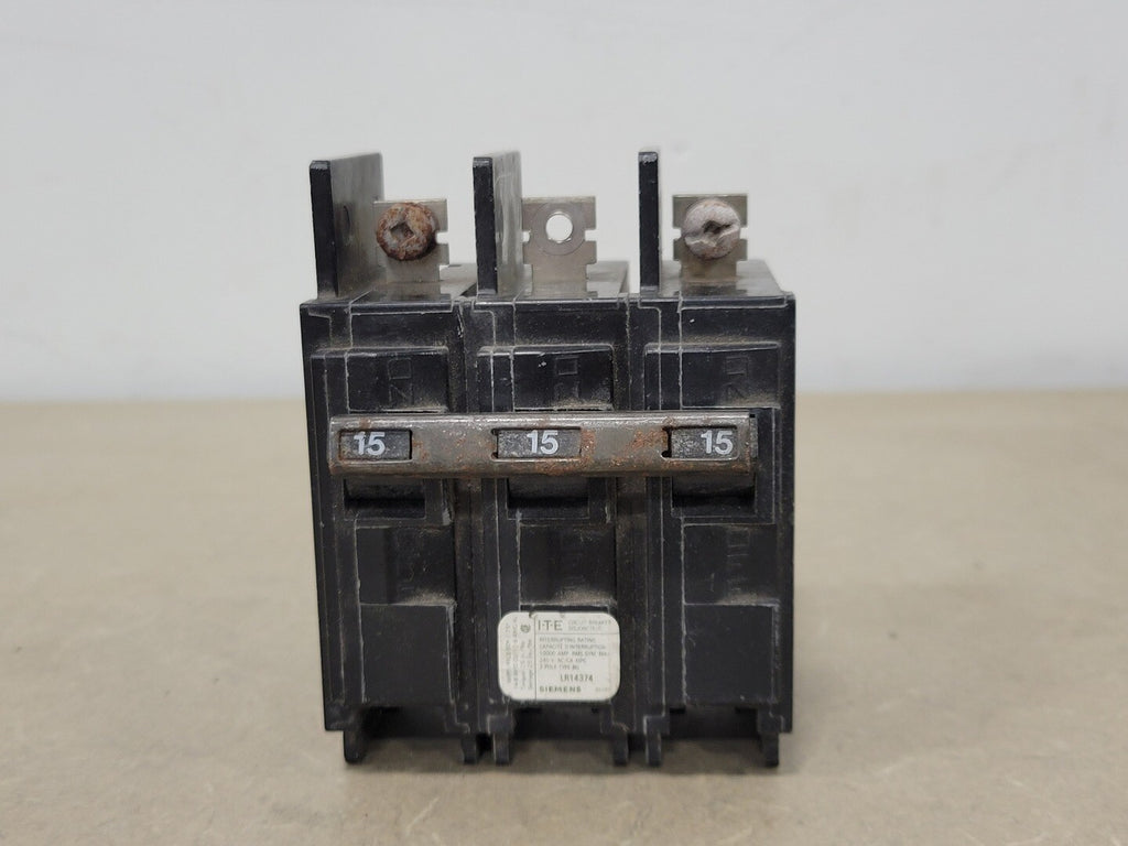 SIEMENS 15 Amp, 3 Pole, 240 Volts Circuit Breaker BQ315