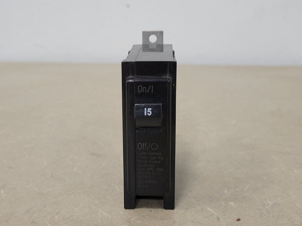 CUTLER-HAMMER 15 Amp, 1 Pole, 120/240 Volts Circuit Breaker BQL15
