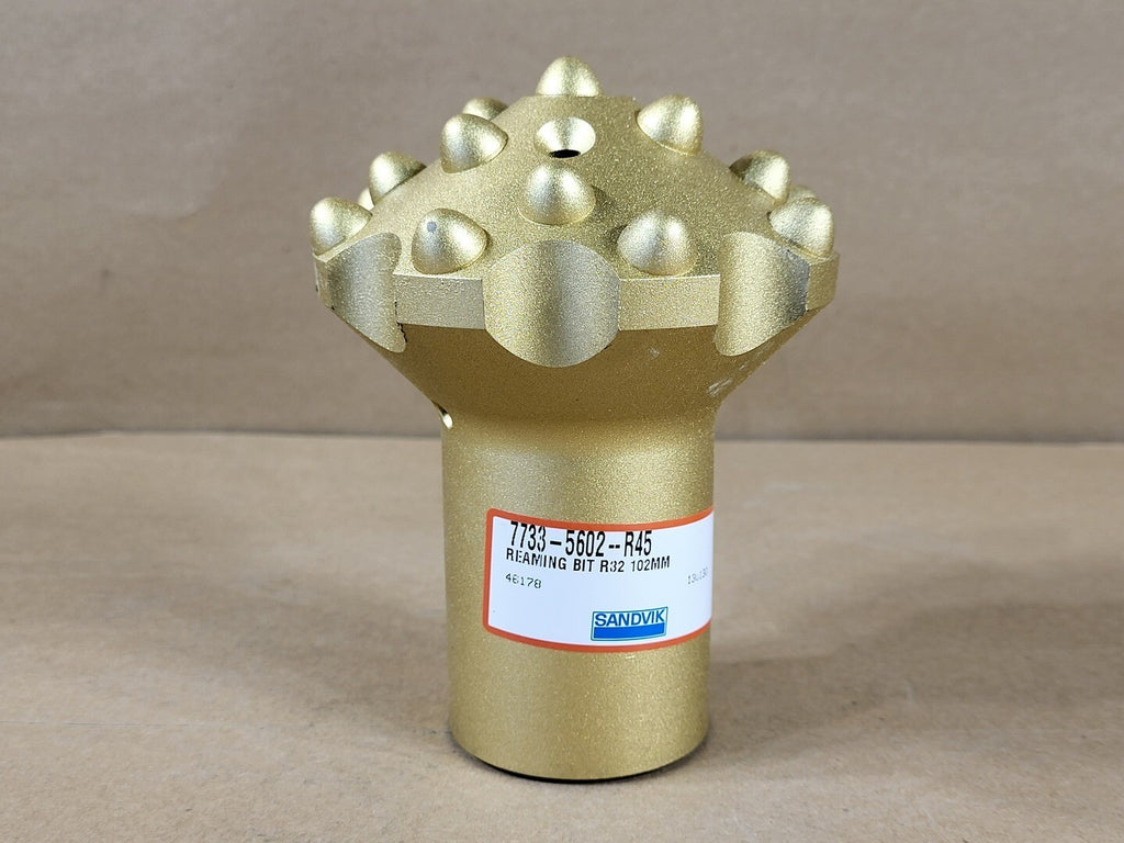 SANDVIK 4" Rock Drill Reaming Bit R32 102MM, 7733-5602-R45