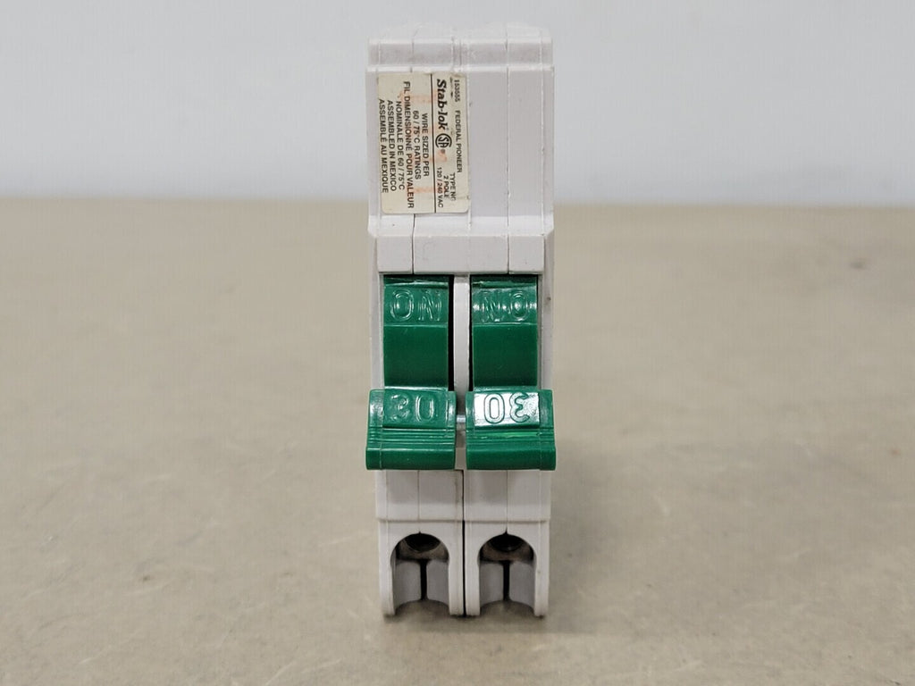 FEDERAL PIONEER 30 Amp, 2 Pole, 120/240 Volts Circuit Breaker NC0230