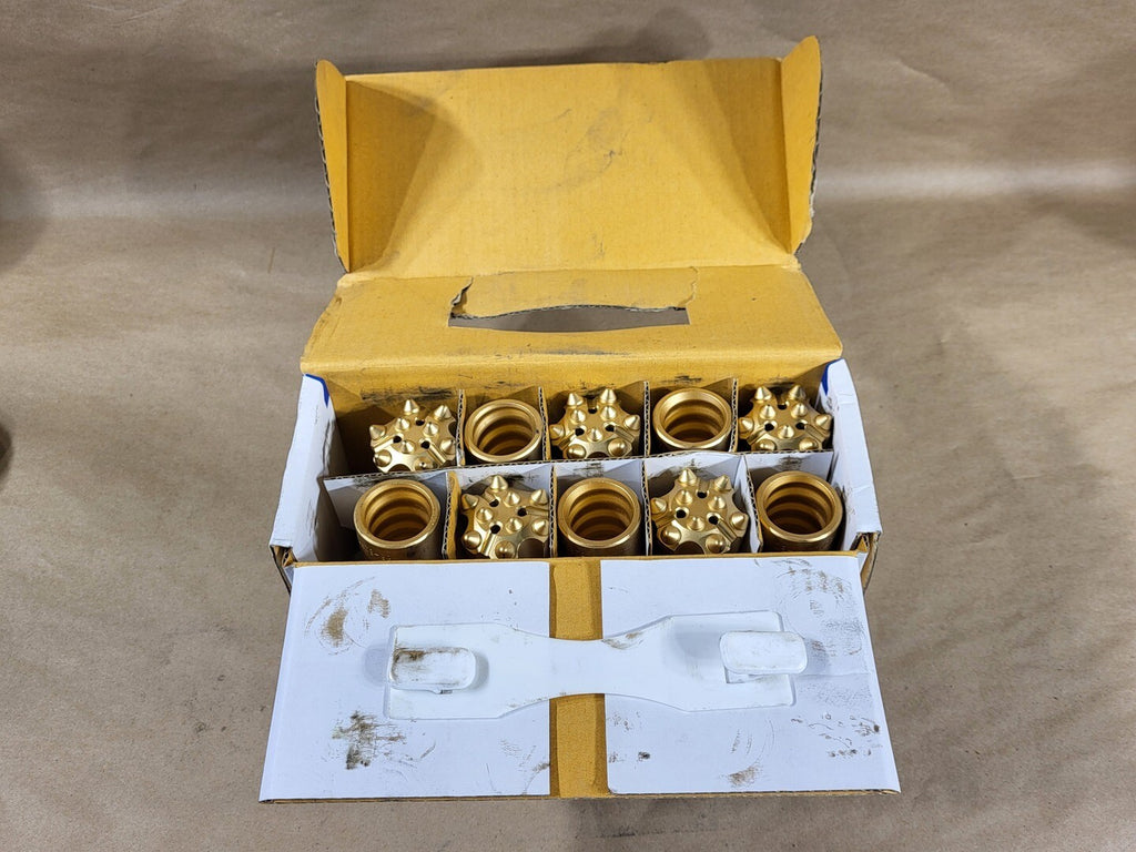 MITSUBISHI 1-3/4" Rock Drill Button Bit R32 45MM, 32RTP45SA036A-30 M2 (Box of 10)