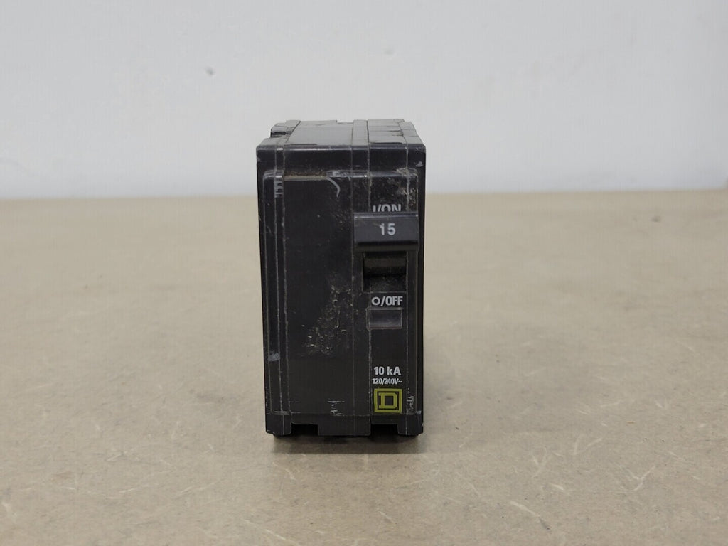 SQUARE D 15 Amp, 2 Pole, 120/240 Volts Circuit Breaker QO215