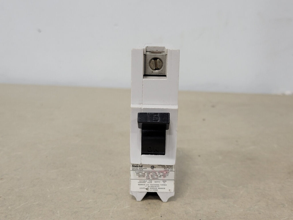FEDERAL PIONEER 15 Amp, 1 Pole, 120/240 Volts Circuit Breaker NB115