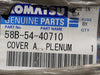 KOMATSU Cover A Plenum 58B-54-40710