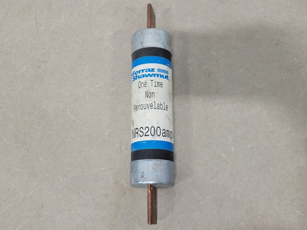 FERRAZ SHAWMUT 200 Amp Class H One-Time Fuse NRS200
