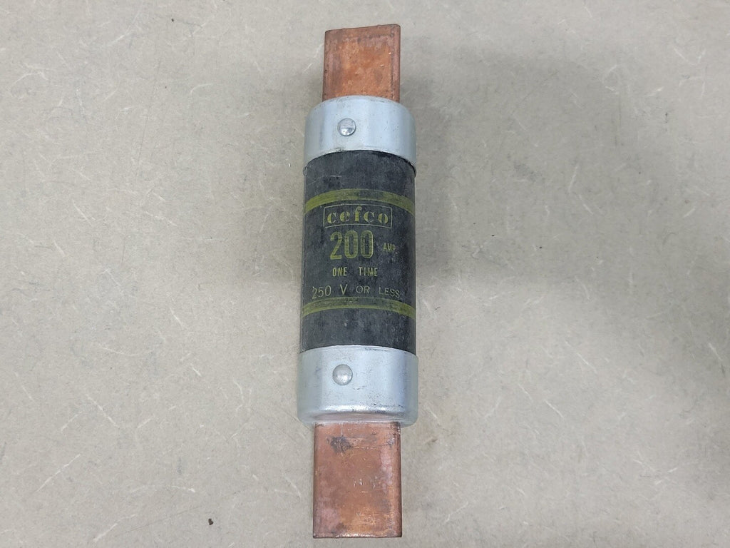 CEFCO 200 Amp One Time Fuse