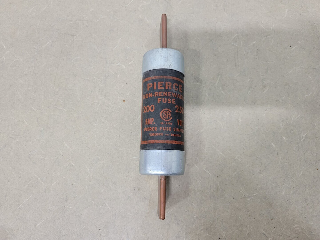 PIERCE 200 Amp Non-Renewable Fuse 