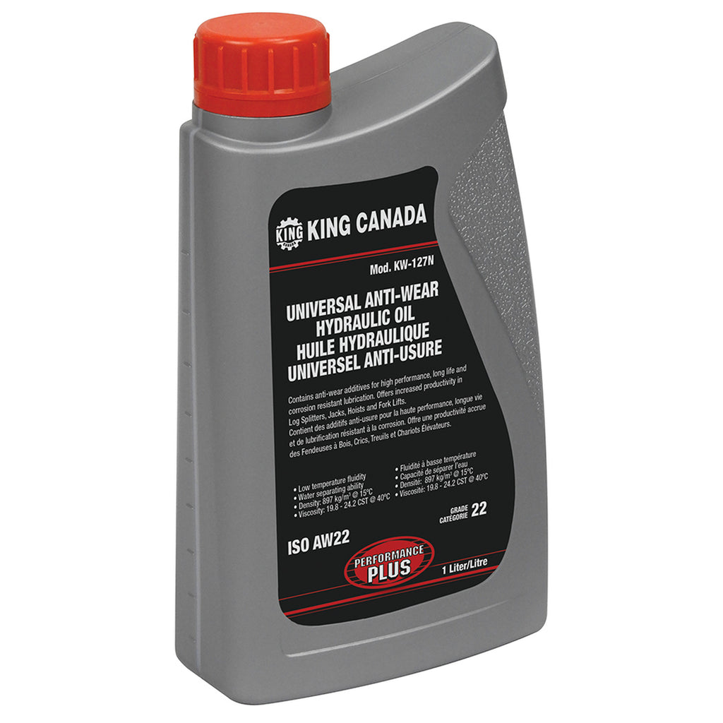 KING CANADA Performance Plus Universal Anti-Wear Hydraulic Oil KW-127N