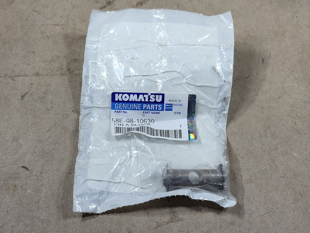 KOMATSU Pin Assembly Block 58E-98-10630