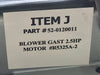 GAST 2.5 hp Regenerative Blower R5325A-2