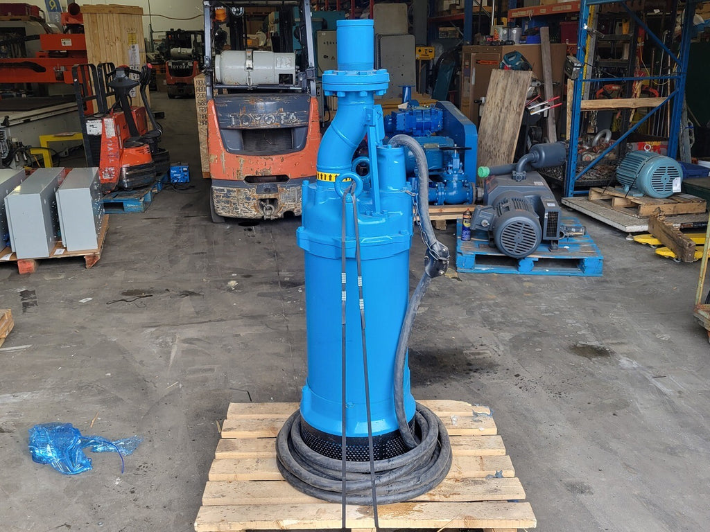 TSURUMI 40 hp Submersible Dewatering Pump LH430-60, 4" Discharge