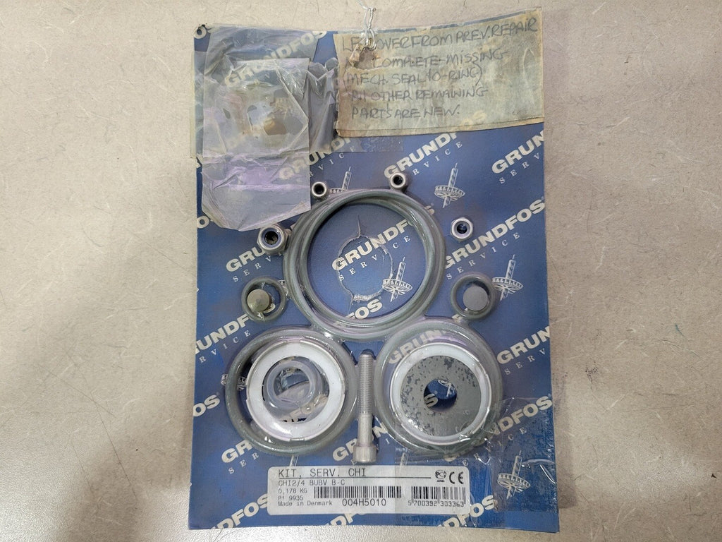 GRUNDFOS Shaft Seal Service Kit 004H5010, CHI2/4 BUBV B-C