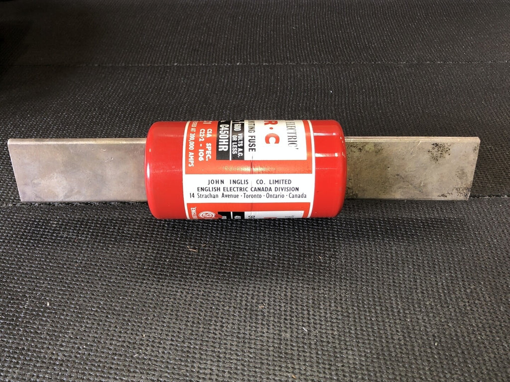 ENGLISH ELECTRIC 450 Amp Energy Limiting Fuse C450HR
