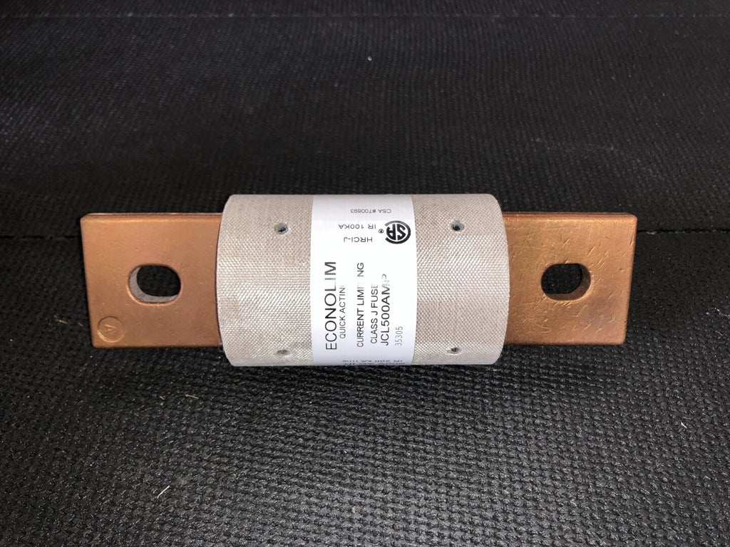 ECONOMY 500 Amp Class J Fast-Acting Fuse JCL-500