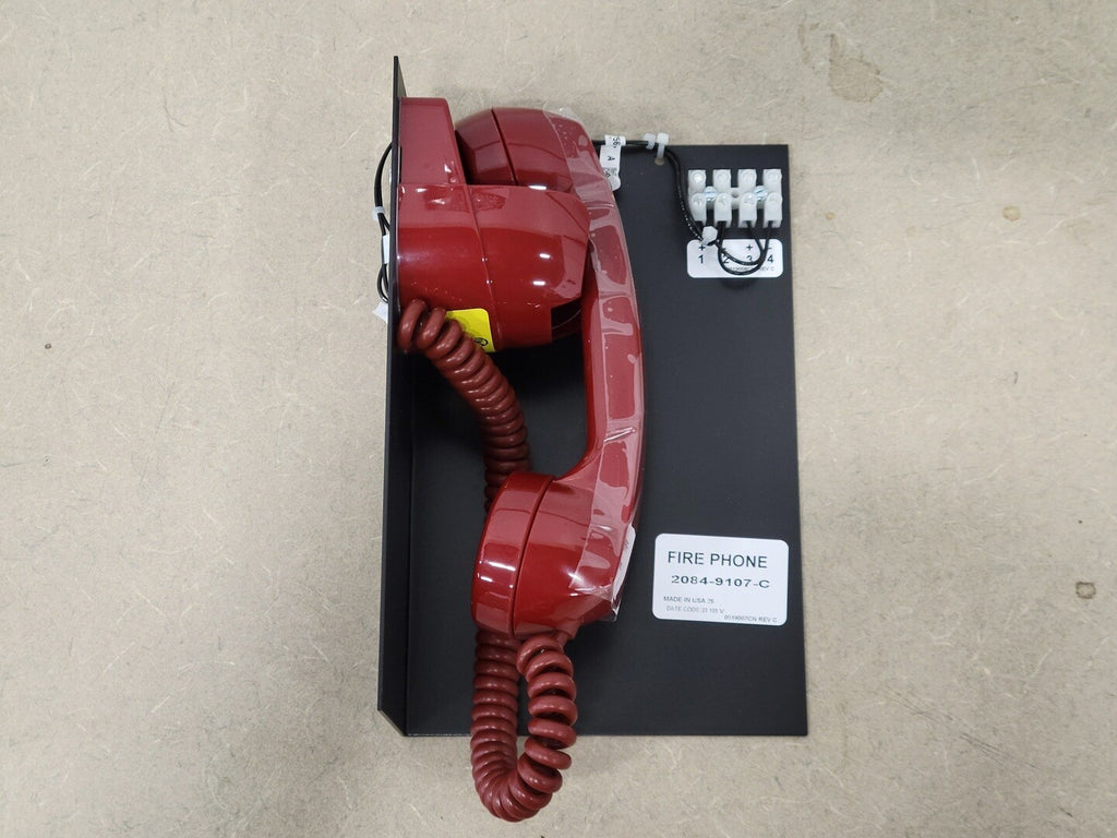 SIMPLEX Fire Phone Red Retractable Cable 07431204, 2084-9107-C