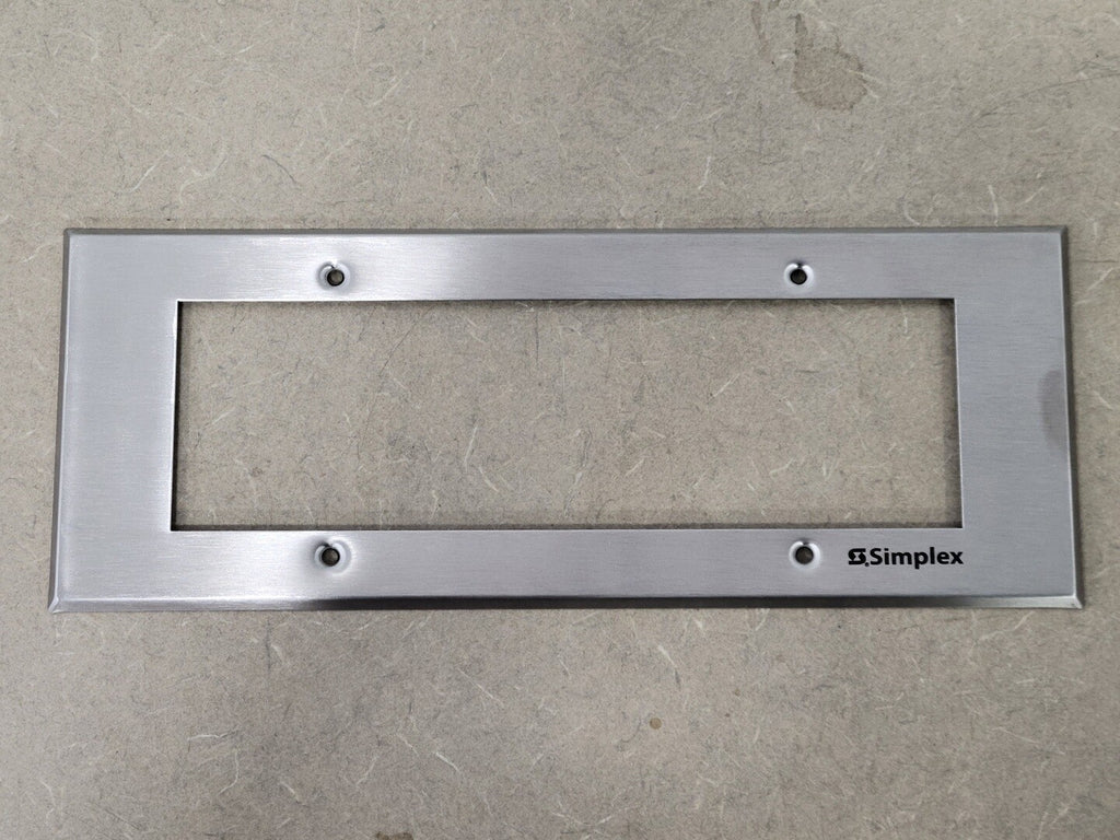 SIMPLEX 6 Gang Aluminum Trim Plate 0748260, 4603-9111