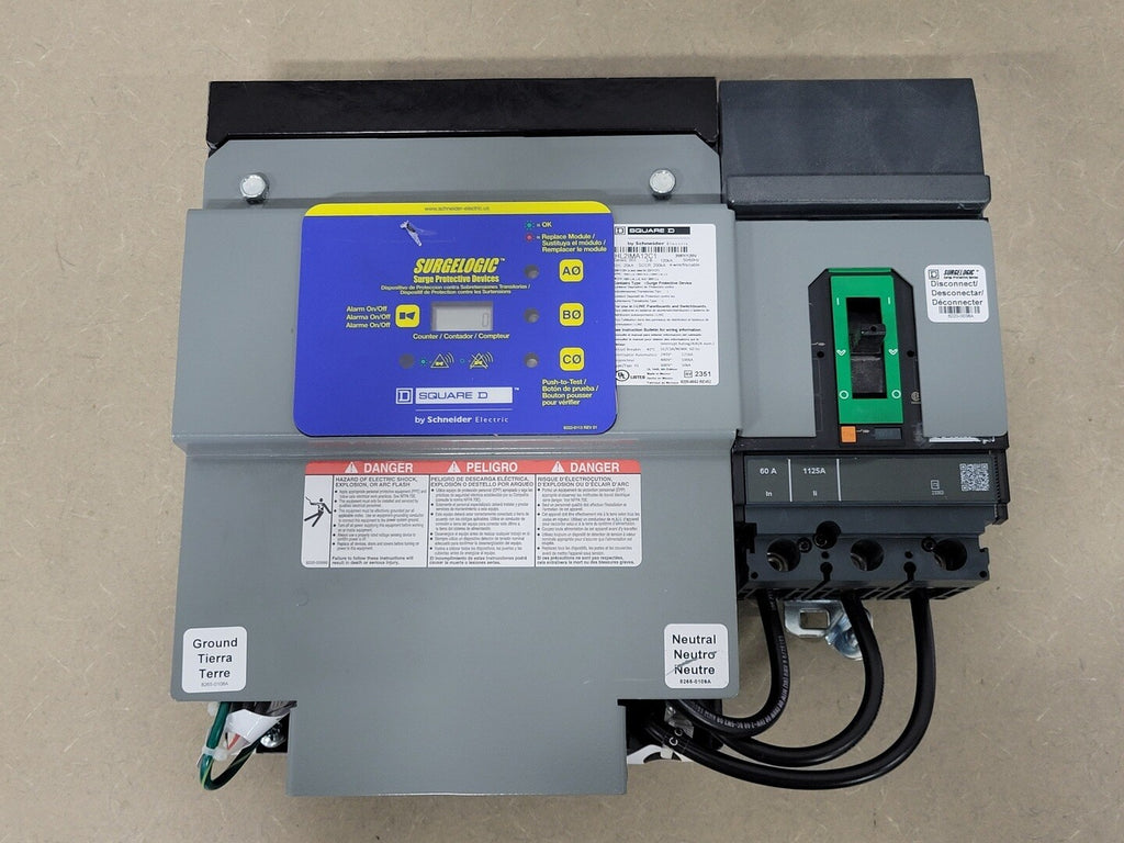SQUARE D Surge Protection Device HL2IMA12C1, 120KA, 208Y/120 VAC, 3PH, 4W