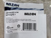 BELDEN 2-Port Side Entry Box without Shutter Door White AX105353-EW (Box of 90)