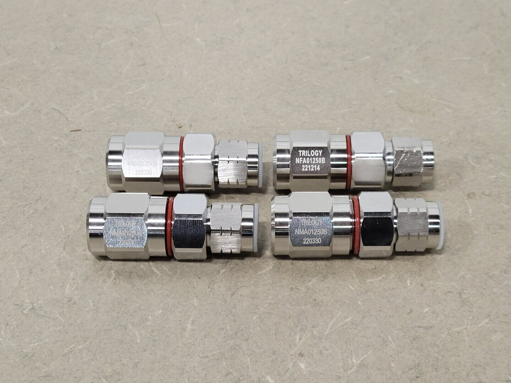 TRILOGY N Type Male Connector for 1/2" 50 Ohm Radiating Cables NMA01250B (Pack of 4)
