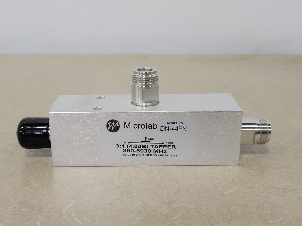 MICROLAB 4.8dB (3:1) Tapper 350-5930MHz 500W Type N Connector DN-44FN